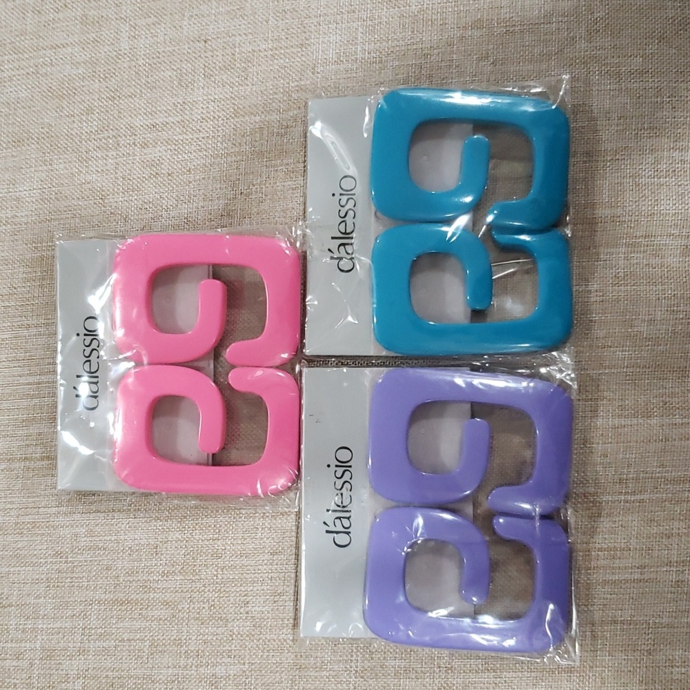 Lot of 3 Dalessio Vintage Earrings
